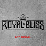 16" Royal Bliss Logo Decal